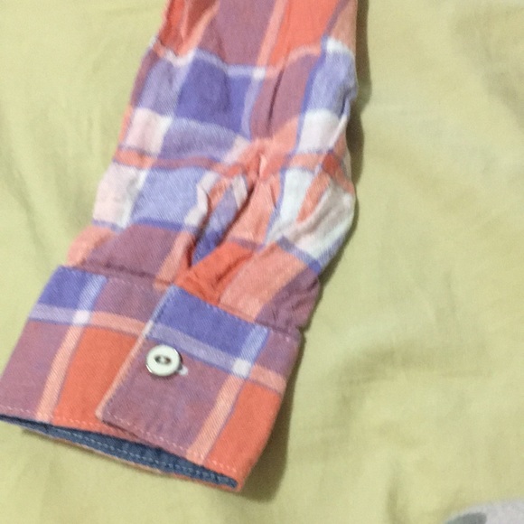 pink and blue flannel - Picture 4 of 6